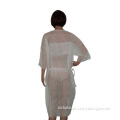 ladies cheap sweet and beautiful disposable non woven Salon kimono coat/one-off cleaning SPA coat